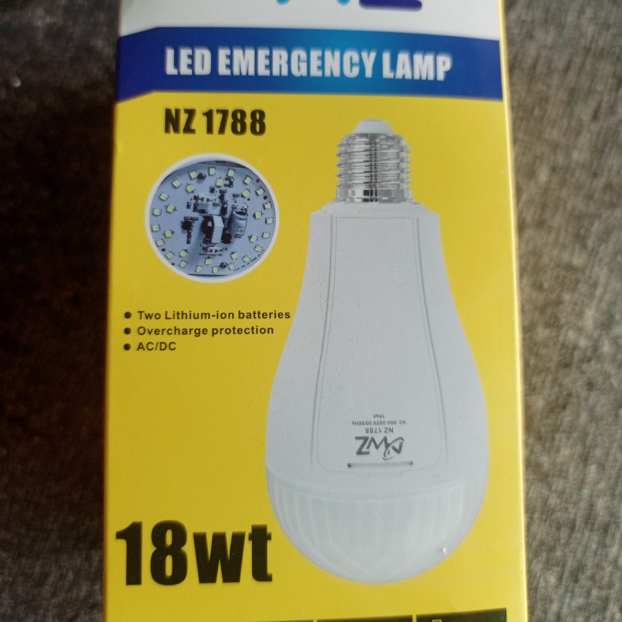 Led emergency lamp